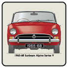 Sunbeam Alpine Series V 1965-68 Coaster 3